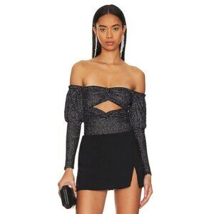 Lovers and Friends Dionne Bodysuit Black XL